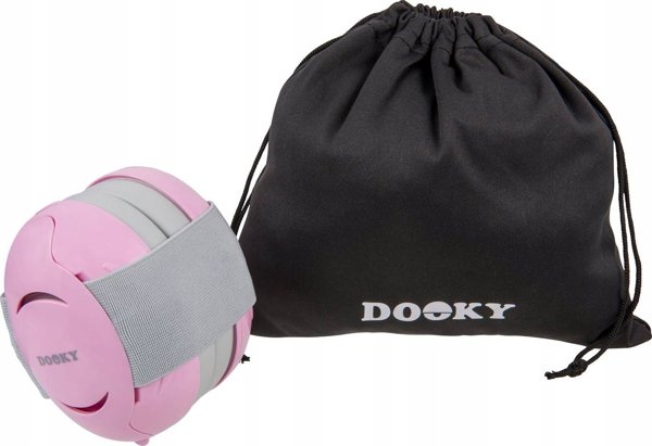 Προστασία Αυτιών DOOKY Baby 0-3 ετών ροζ, 3001101