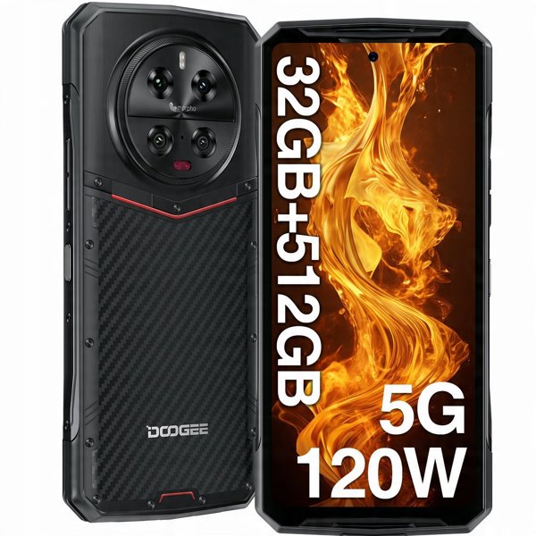 Doogee DK10 5G phone, 512/12 GB, black