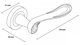 Aptel Λαβή Πόρτας Tosca Αντικέ Ορείχαλκος