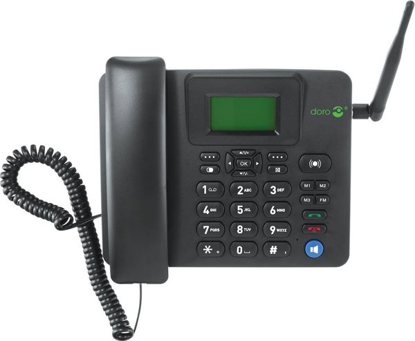 Doro 4100H τηλέφωνο VoIP Μαύρο LCD