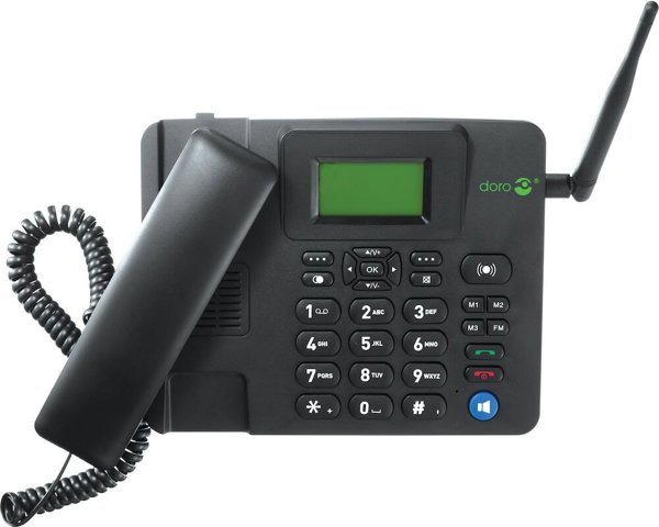 Doro 4100H τηλέφωνο VoIP Μαύρο LCD