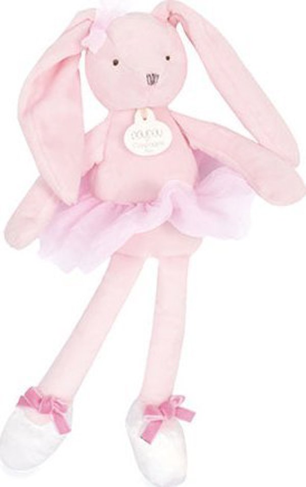DOUDOU ET COMPAGNIE DOUDOU ET COMPAGNIE μαλακή κούκλα μπαλαρίνα κουνέλι 30cm, DC3972