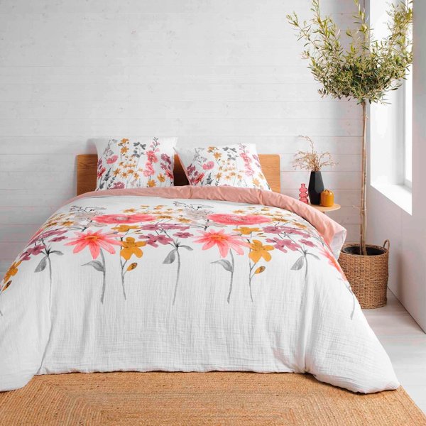 Σετ κλινοσκεπασμάτων με εκτύπωση ROSINE, 240 x 220 cm Douceur d`Interieur