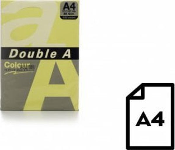Χαρτί Double A Χρώματος Double A, 80g, A4, 500 φύλλα, Τυρί