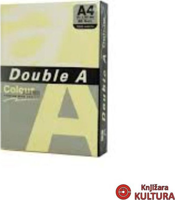 Χαρτί Double A Χρώματος Double A, 80g, A4, 500 φύλλα, Τυρί