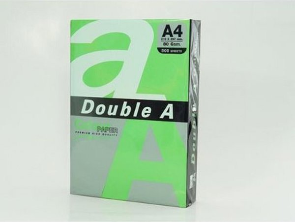Χαρτί Double A Χρώματος Double A, 80g, A4, 500 φύλλα, Parrot