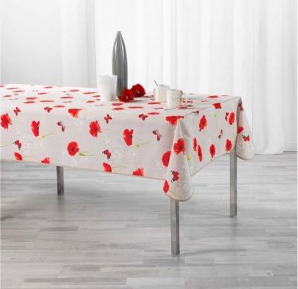 Douceur d'Interieur Τραπεζομάντιλο Sweet Poppy, Αδιάβροχο, 150x240cm
