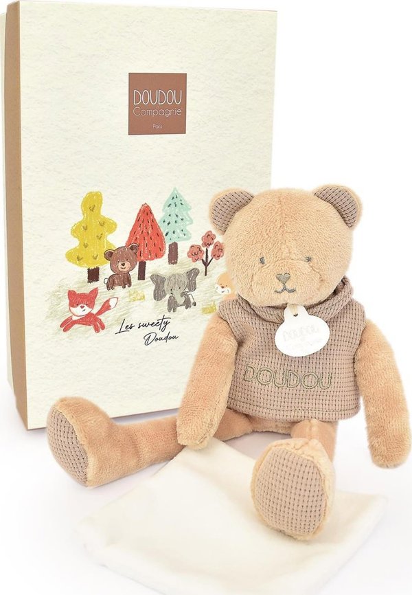 DOUDOU ET COMPAGNIE DOUDOU ET COMPAGNIE παιχνίδι ύπνου-αρκούδα 25cm, DC4187