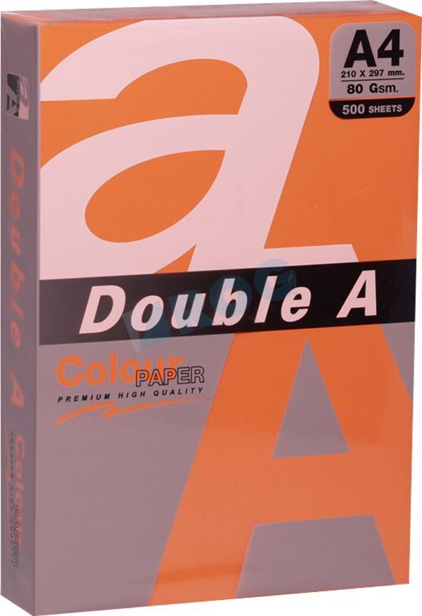 Double A Έγχρωμο χαρτί Double A, 80g, A4, 500 φύλλα, Saffron 13831958 8858740000000