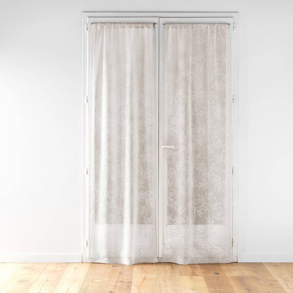 Douceur d'Interieur Κουρτίνα KARLA με Σχέδιο Φύλλα, 70x240 cm