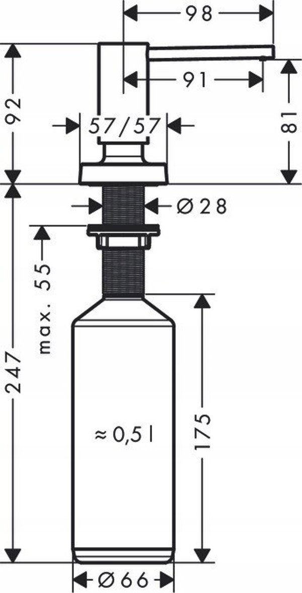 Διανομέας Hansgrohe A71, 40468800