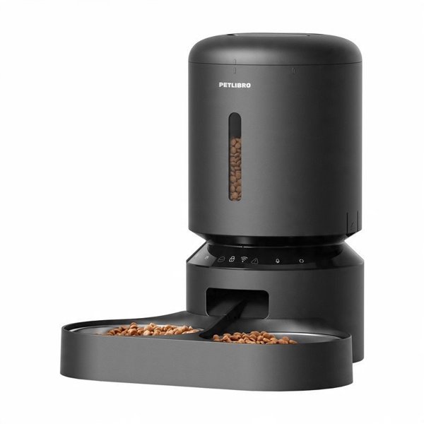 Διανομέας τροφής Petlibro Granary με διπλό μπολ, Wifi, 5L(μαύρο)