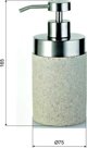 Διανομέας σαπουνιού Sapho SOAP DISPENSER STONE / COLOR SAND