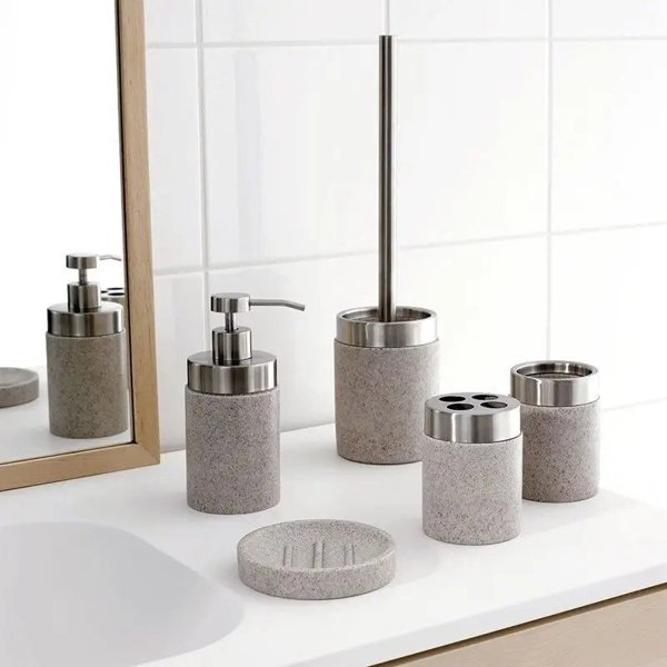 Διανομέας σαπουνιού Sapho SOAP DISPENSER STONE / COLOR SAND