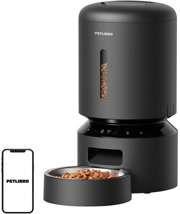 Διανομέας τροφής Petlibro Granary, WiFi, 5L (μαύρο) Petlibro