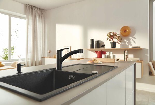 Διανομέας σαπουνιού Grohe Grohe διανομέας Contemporary μαύρο ματ 1021652430