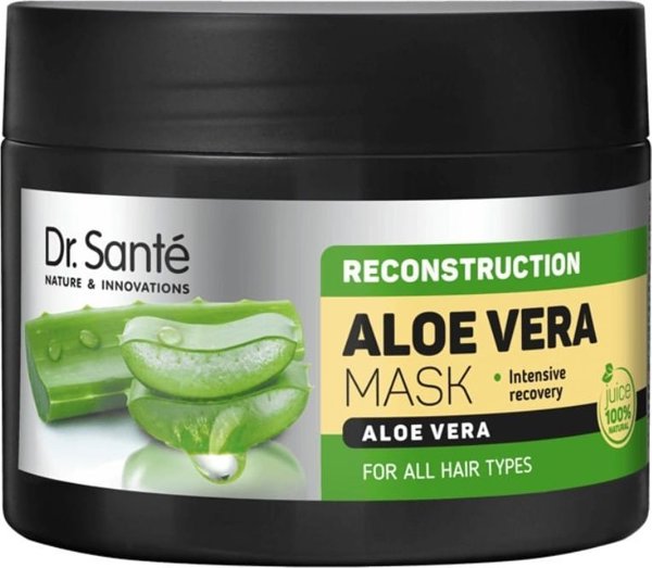 Μάσκα μαλλιών με Αλόη Βέρα DR. SANTE Αναδόμηση 300 ml