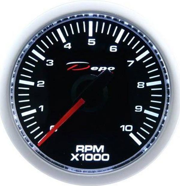 DRacing Στροφόμετρο DEPO CSM 52mm, Αναλογικό Όργανο Αυτοκινήτου