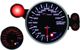 Depo Racing Ταχύμετρο PK Series 115mm, Λευκός/Κεχριμπαρένιος Φωτισμός με Λειτουργία Peak