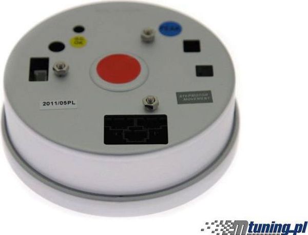 Depo Racing Ταχύμετρο PK Series 115mm, Λευκός/Κεχριμπαρένιος Φωτισμός με Λειτουργία Peak