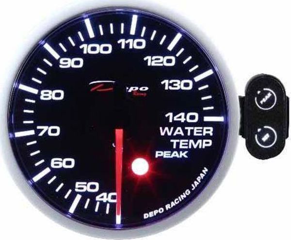Depo Racing Όργανο Θερμοκρασίας Νερού 52mm, Ψηφιακός Δείκτης Υψηλής Ακρίβειας, 8211969