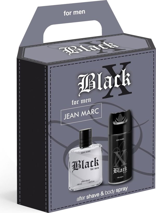 DRAMERS JEAN MARC X Black Ανδρικό σετ δώρου - αποσμητικό 150 ml + after shave 100 ml
