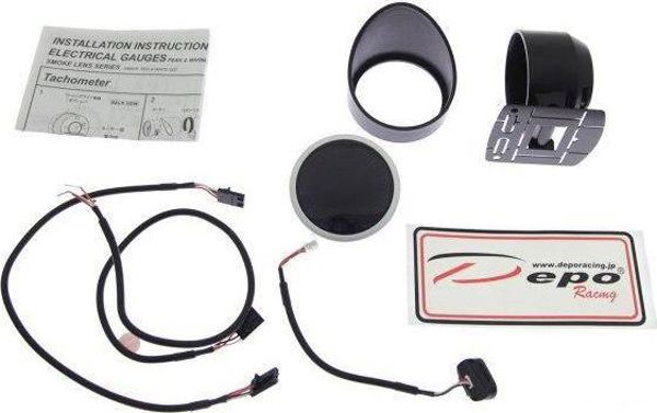 Depo Racing Ψηφιακό Βολτόμετρο 52mm, PK Series, Ακρίβεια με Japanese Stepper Motor