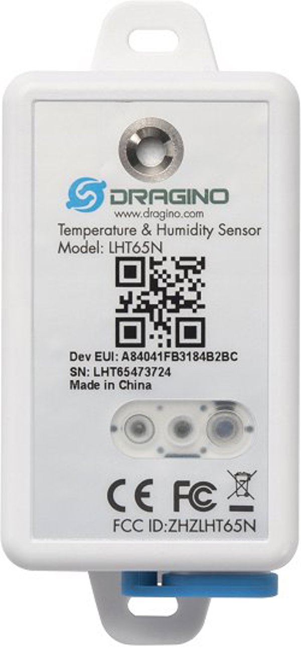 Αισθητήρας θερμοκρασίας και υγρασίας Dragino Technology LHT65N Εσωτερικού/Εξωτερικού χώρου Ελεύθερης τοποθέτησης Ασύρματος