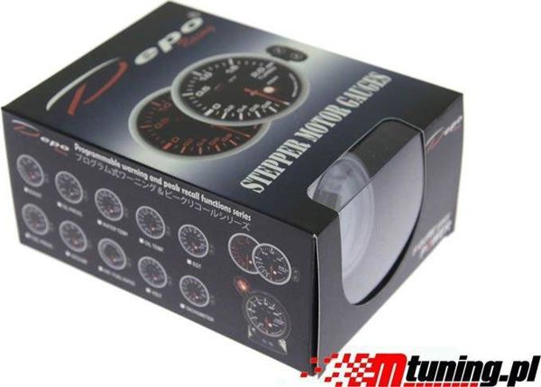 DEPO Racing Δείκτης Volt 52mm – Ψηφιακό Βολτόμετρο Αυτοκινήτου, Βάθος 32mm, με Καλωδίωση & Εγγύηση 12 Μηνών