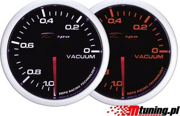 DRacing Όργανο Μέτρησης Vacuum DEPO WA 60mm, Ακρίβειας με Ιαπωνικό Μοτέρ