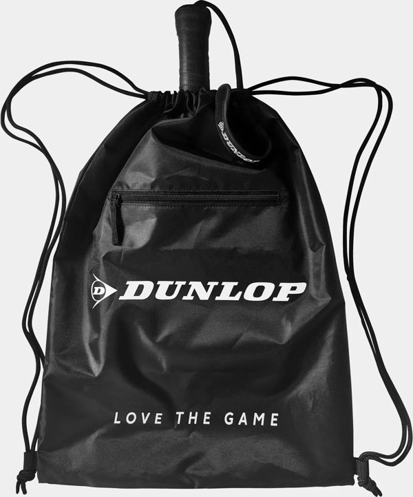 Σακίδιο με κορδόνι DUNLOP μαύρο/λευκό