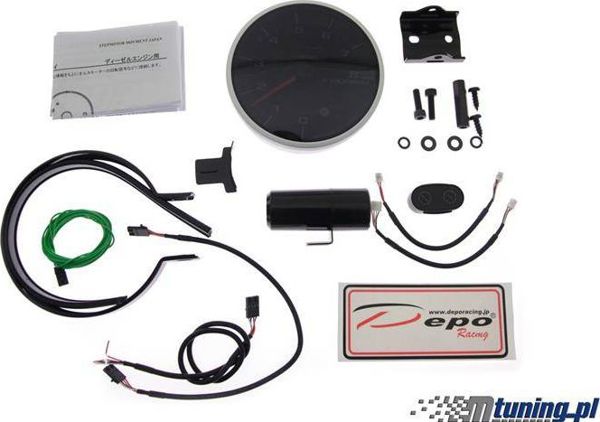 Στροφόμετρο Depo Racing PK Series 115mm 8000 RPM για Diesel - DRacing