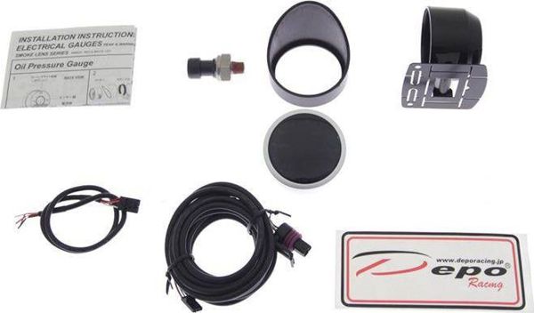DRacing Depo Racing Όργανο Μέτρησης Πίεσης Λαδιού WA 60mm - Αναλογικός Δείκτης Υψηλής Ακρίβειας