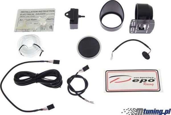 DRacing ZEGAR DEPO Turbo Gauge 52mm - Ψηφιακό Όργανο Μέτρησης Πίεσης Turbo -1 έως 2 BAR