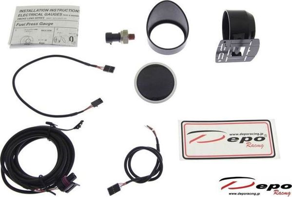 DRacing Zegar DEPO SKPK 60mm – Όργανο Μέτρησης Πίεσης Καυσίμου (Fuel Press)