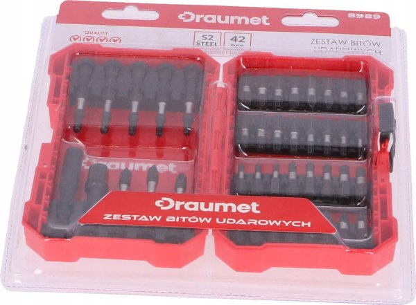 Σετ τρυπανιών στρέψης "Draumet" 42 τεμ.