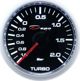 Depo Racing Μετρητής Turbo Μηχανικός, 52mm, -1 έως 2 Bar, Λευκός Φωτισμός
