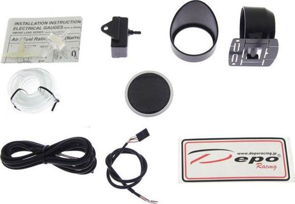 DRacing ZEGAR DEPO WA 60mm Turbo Electric -1 έως 2 BAR - Όργανο Μέτρησης Πίεσης Turbo