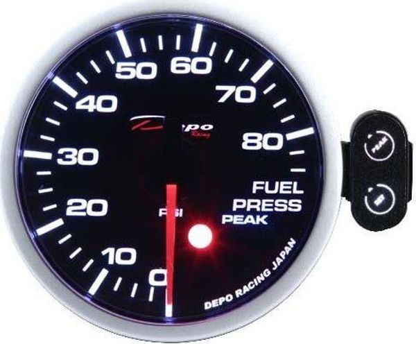 DRacing DEPO Όργανο Μέτρησης Πίεσης Καυσίμου 52mm - Fuel Pressure Gauge