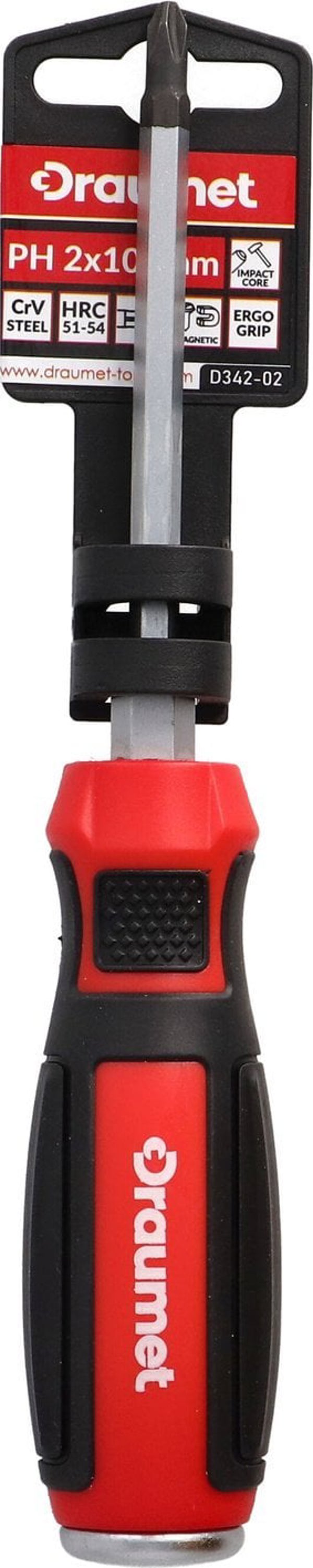 DRAUMET κατσαβίδι για χτυπήματα σταυρωτό PH 2x100mm one size
