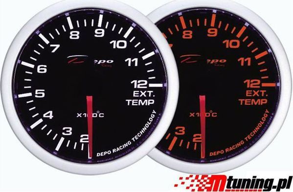 DRacing ZEGAR DEPO WA 60mm - Όργανο Μέτρησης Θερμοκρασίας Καυσαερίων (EGT)