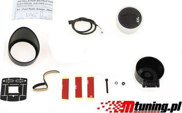DRacing Zegar DEPO Dual 60mm Volt – Αναλογικό Όργανο Μέτρησης Τάσης Ρεύματος Αυτοκινήτου
