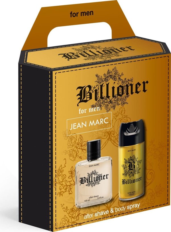 DRAMERS JEAN MARC Billioner Ανδρικό σετ δώρου - αποσμητικό 150 ml + λοσιόν μετά το ξύρισμα 100 ml