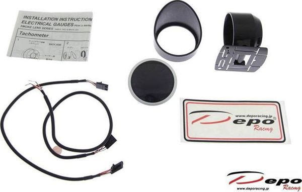 DRacing DEPO SKPK Όργανο Μέτρησης Τάσης (Volt) 60mm - Αναλογικό Βολτόμετρο Αυτοκινήτου