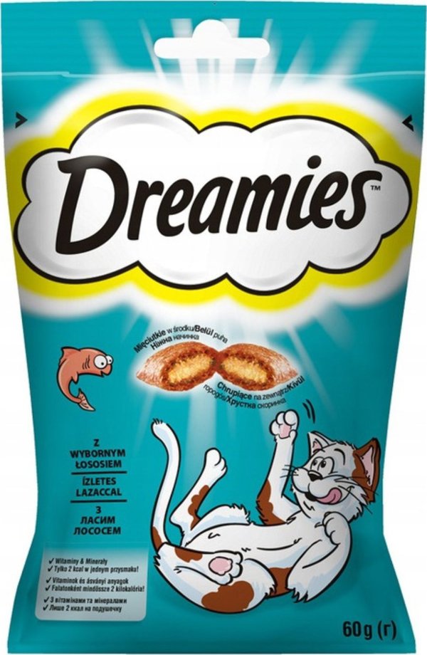 Dreamies DREAMIES ΚΟΤ 60g λιχουδιά ΣΟΛΟΜΟΣ