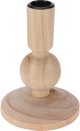 Home Styling Collection Ξύλινο Κηροπήγιο, Φυσικό Χρώμα, Διακοσμητικό για Ατμοσφαιρικό Φωτισμό