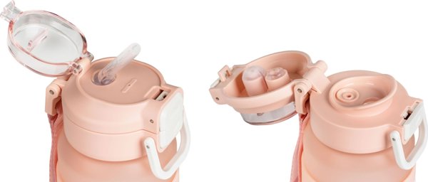 Μπουκάλι νερού Lahev G21 60022433, 600 ml, ροζ ματ