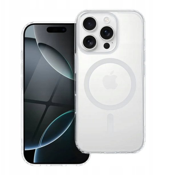 Drop Glue Colorful Ring Mag Cover συμβατό με MagSafe ταιριάζει στο IPHONE 11 PRO λευκό