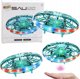 Dron UFO Ελεγχόμενο με Χέρι RC LED Φώτα Τιρκουάζ
