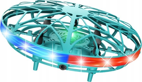 Dron UFO Ελεγχόμενο με Χέρι RC LED Φώτα Τιρκουάζ